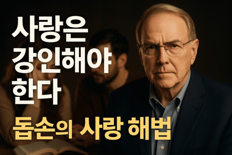 ‘사랑은 강인해야 한다’: 돕슨의 사랑 해법!