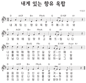 D코드 찬양 – ‘내게 있는 향유 옥합’ 다운로드 및 묵상