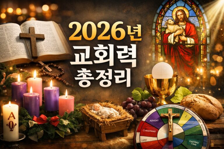 2026년 교회력 총정리: 신앙의 절기로 읽는 하나님의 시간표