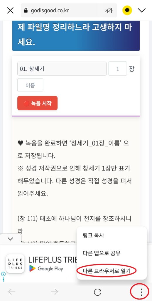 (무료/저장가능) 목소리 성경 - 하루 5분, 나만의 오디오 성경 만들기