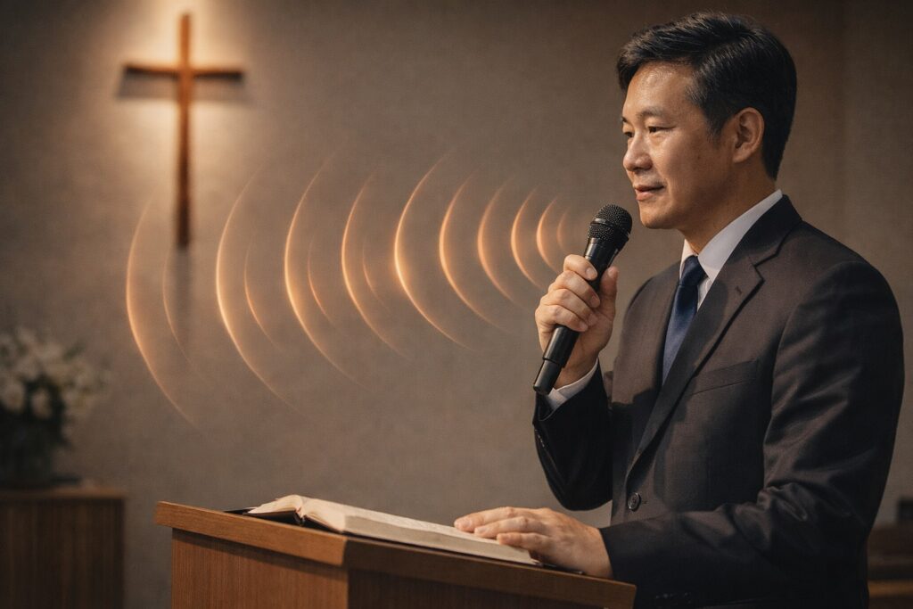 마이크 잡는 법만 바꿔도 설교가 산다? 목사님 전용 마이크 사용법 가이드 4 123 7