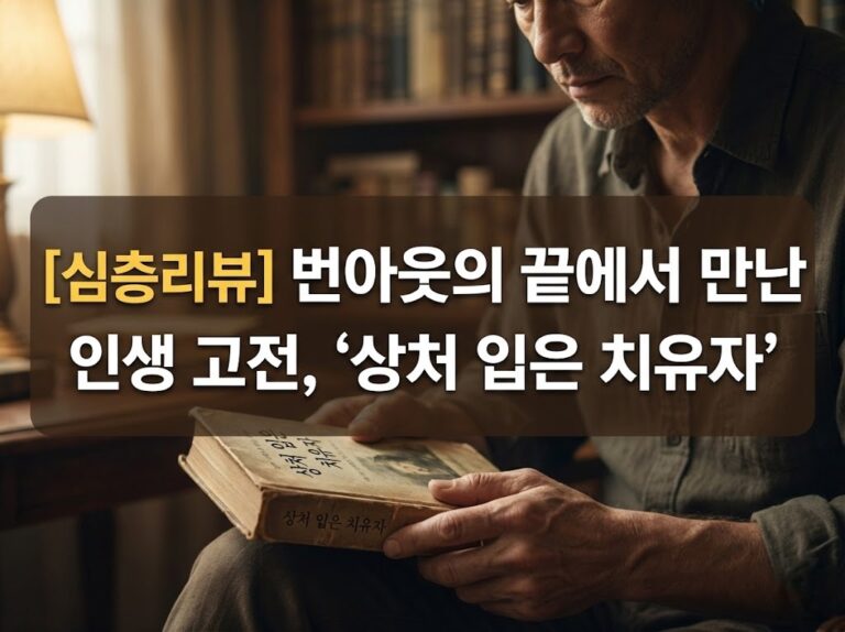 [심층리뷰] 번아웃의 끝에서 만난 인생 고전, ‘상처 입은 치유자’